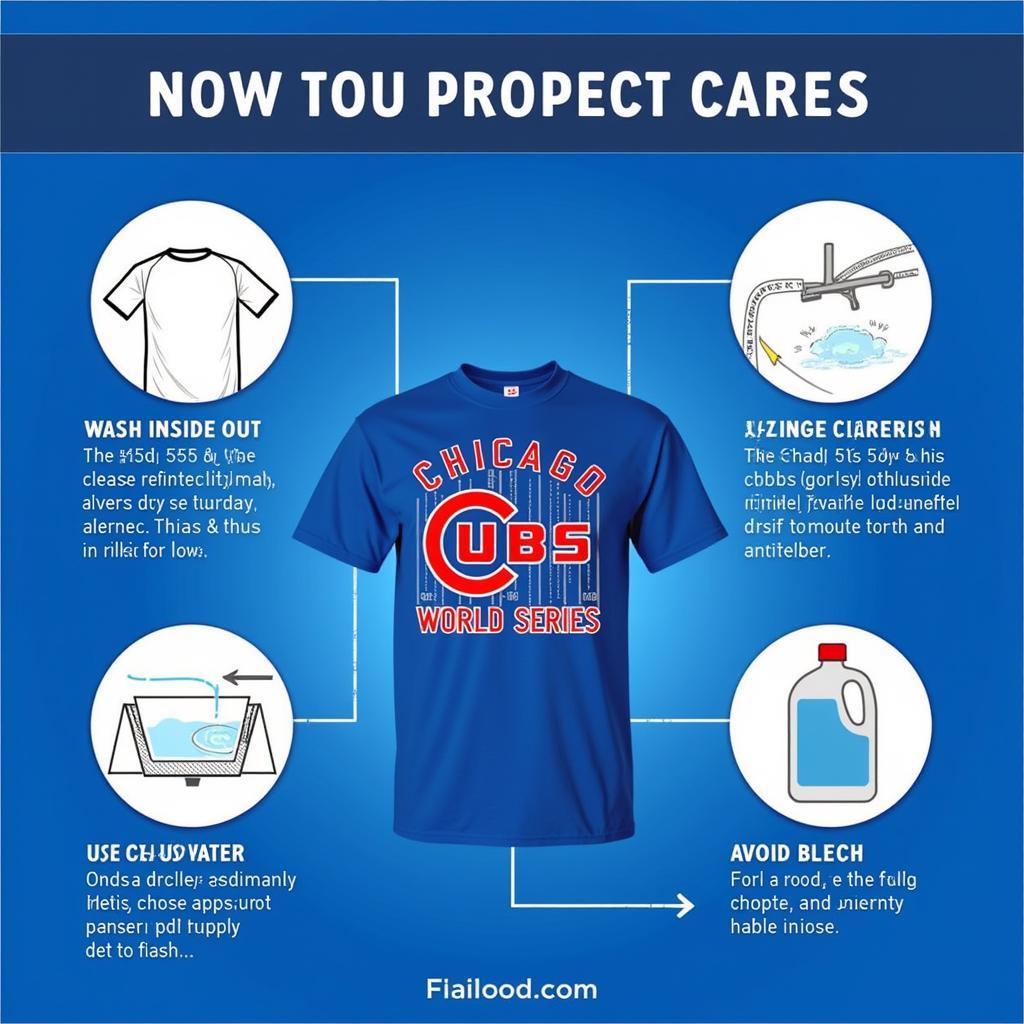 Caring for Your Chicago Cubs World Series Tee Shirt