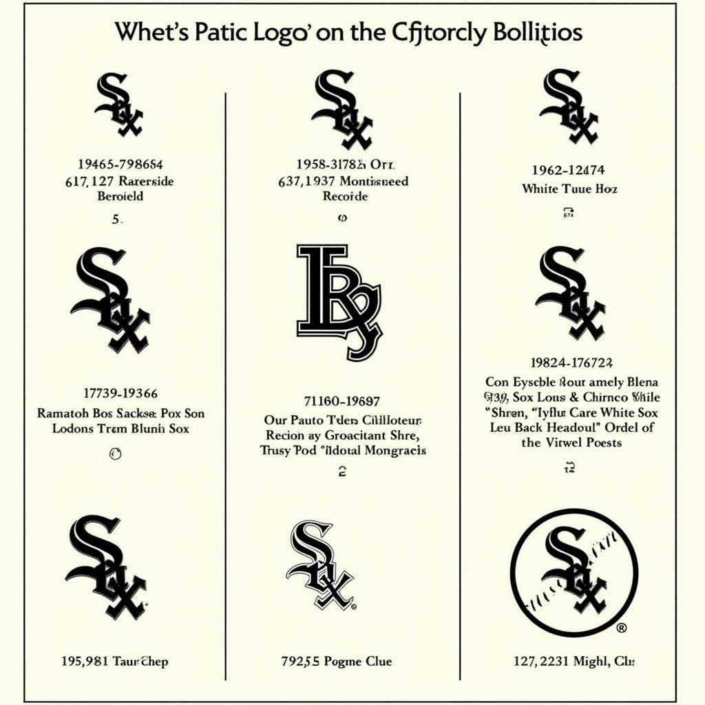 Chicago White Sox Early Logo Evolution