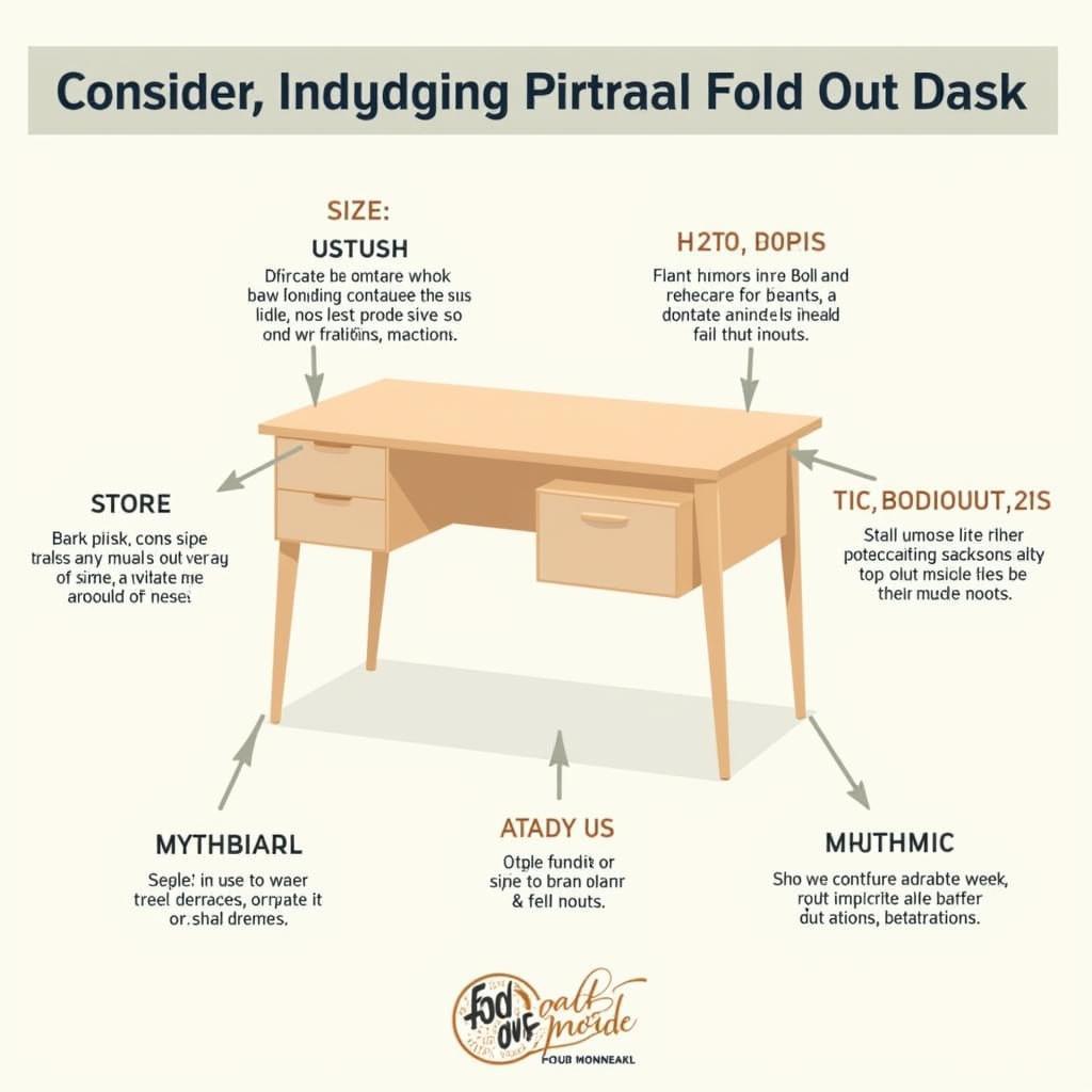 Factors to consider when choosing a vintage fold out desk