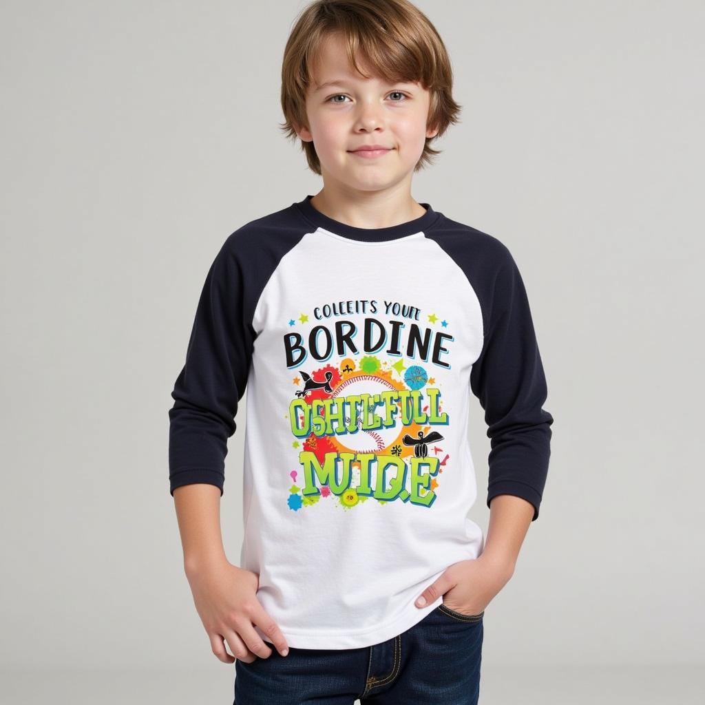 Christian Baseball Tee for Youth