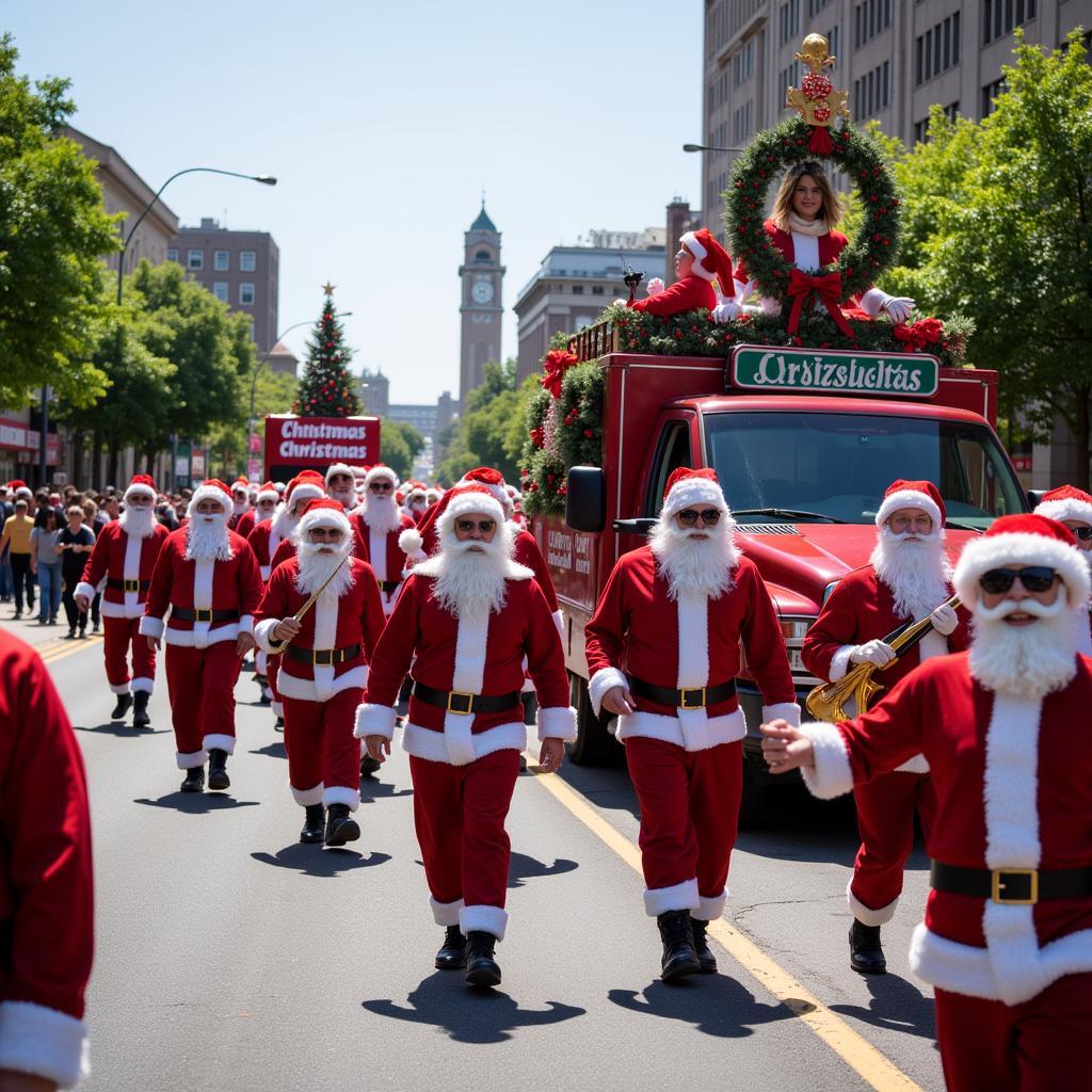 Christmas in July Parade in Kansas City