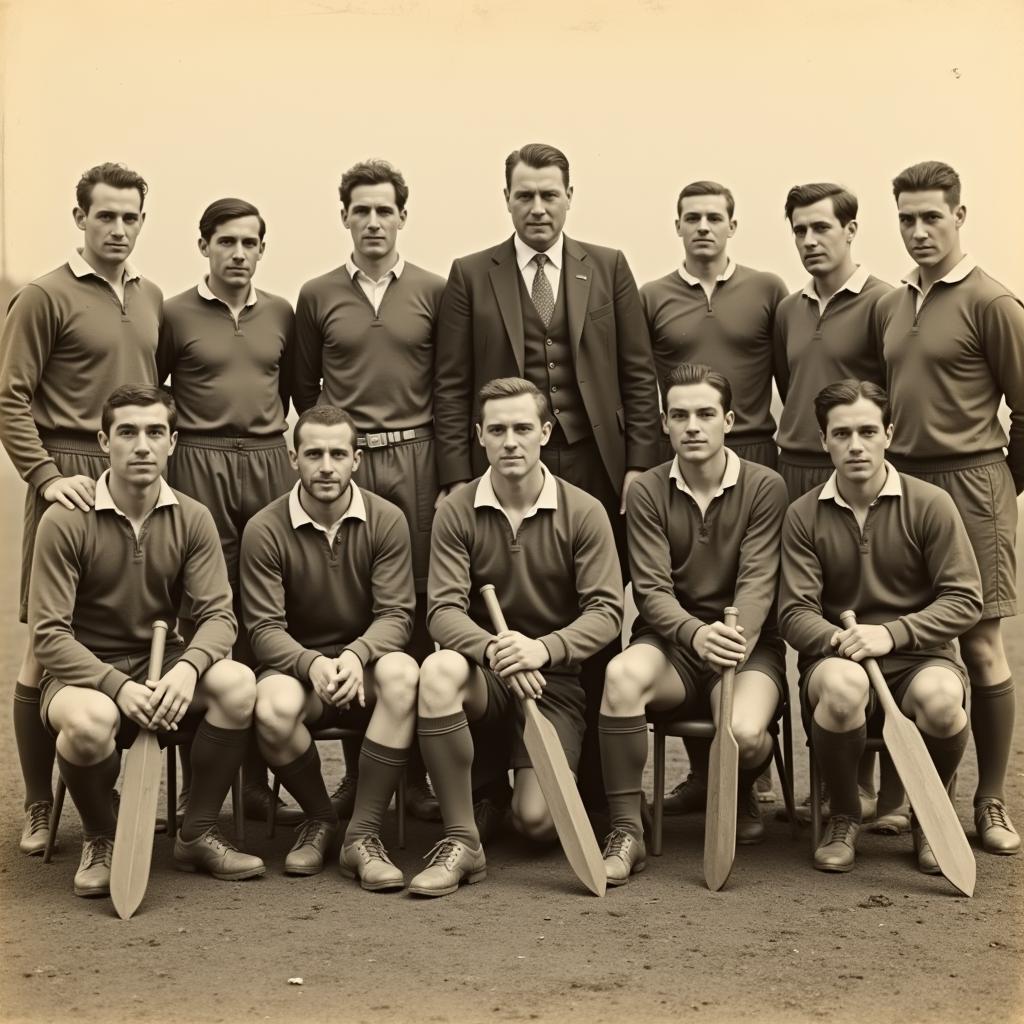 Chuck Rogers in a Besiktas team photo from the 1920s