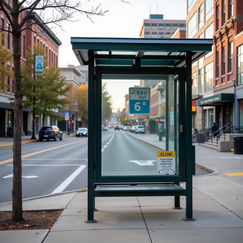 Cincinnati 6 Bus Stop