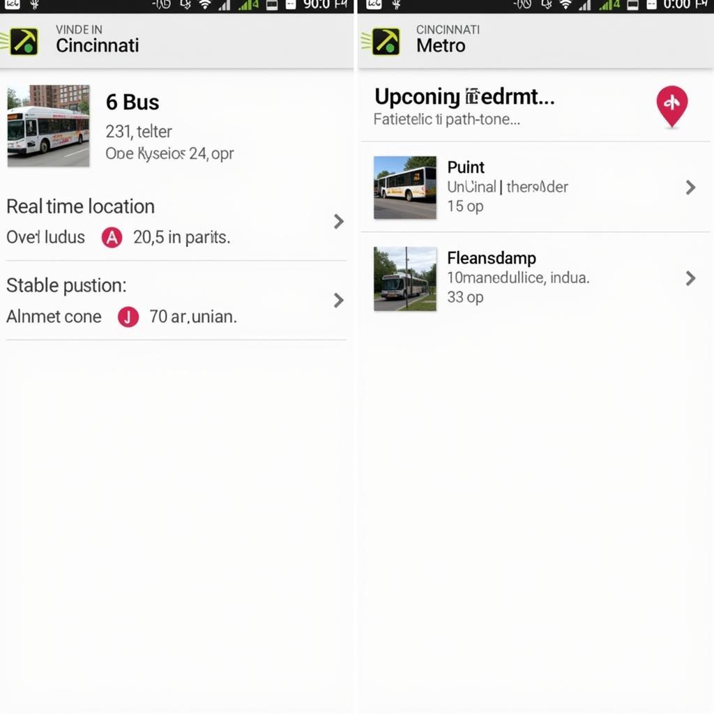 Cincinnati Metro App Screenshot