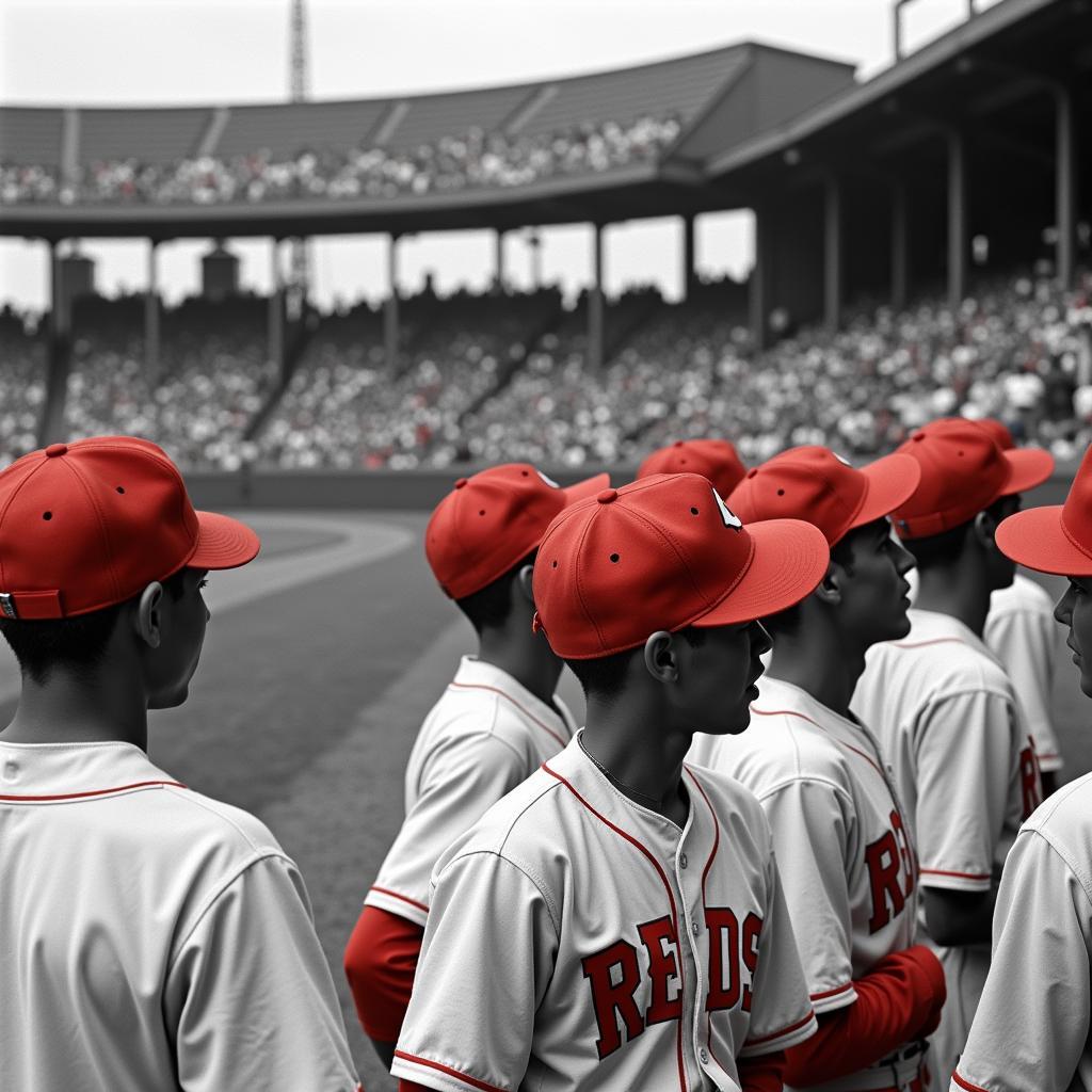 Cincinnati Reds 1940 World Series Team Photo