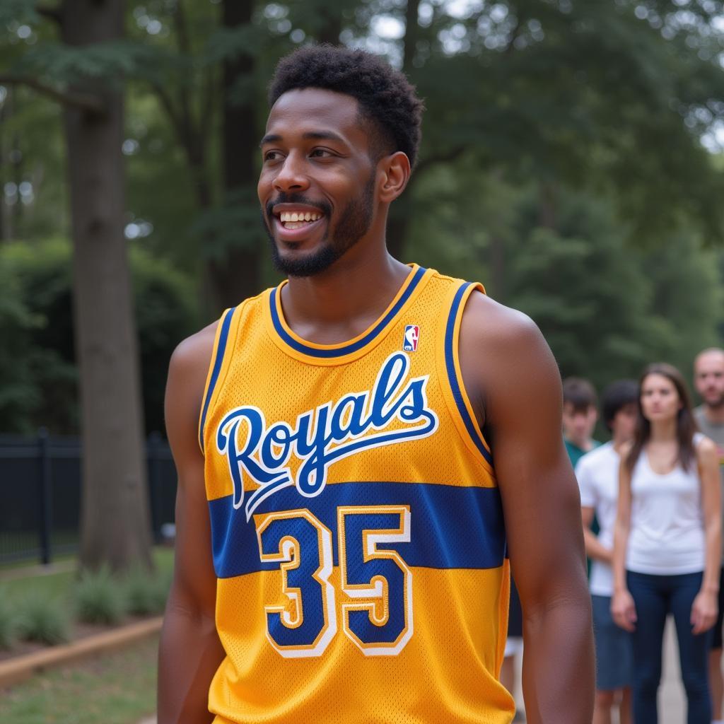 Modern Interpretation of the Cincinnati Royals Jersey