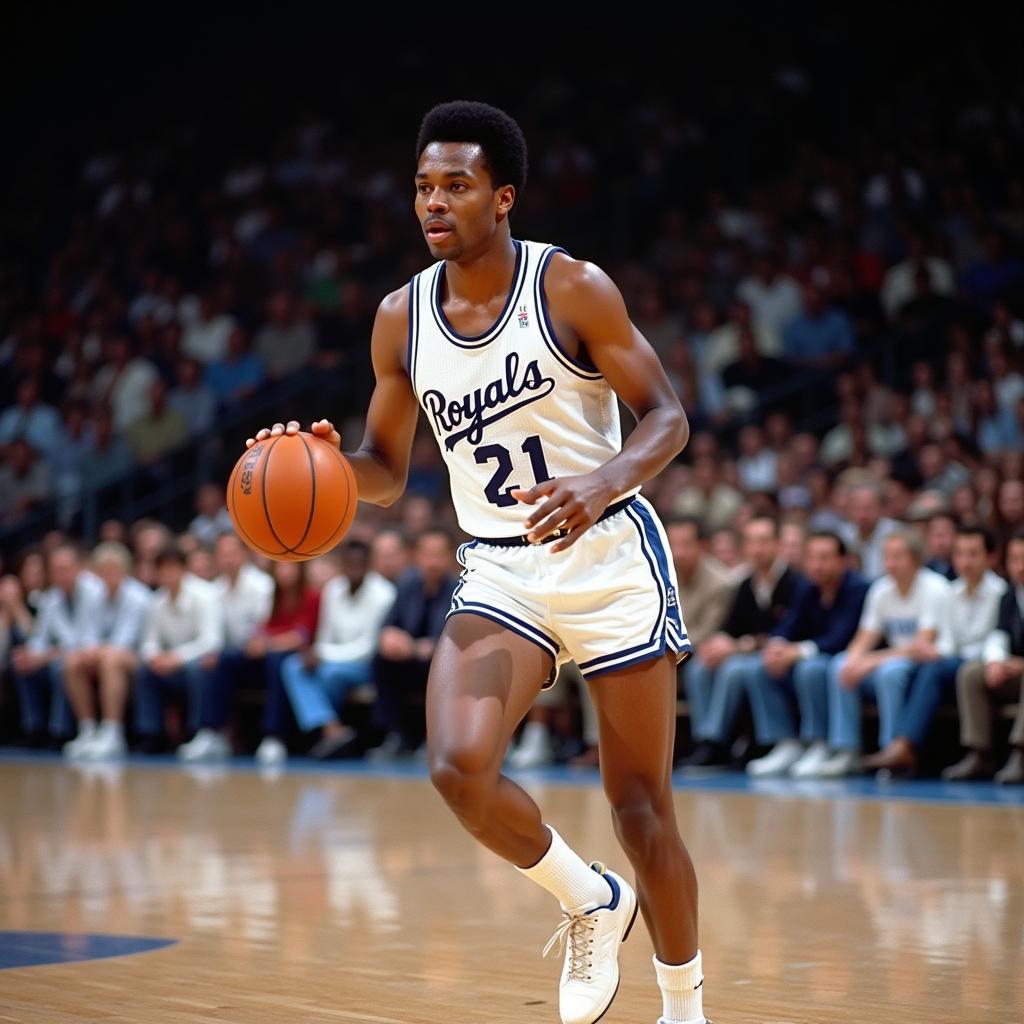 Oscar Robertson in a Cincinnati Royals Uniform