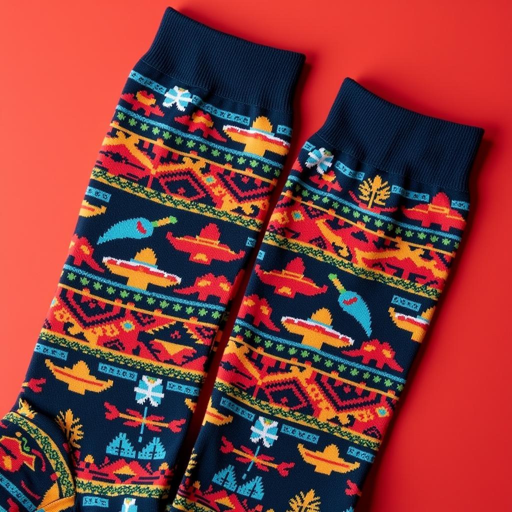 Cinco de Mayo Socks with Festive Designs