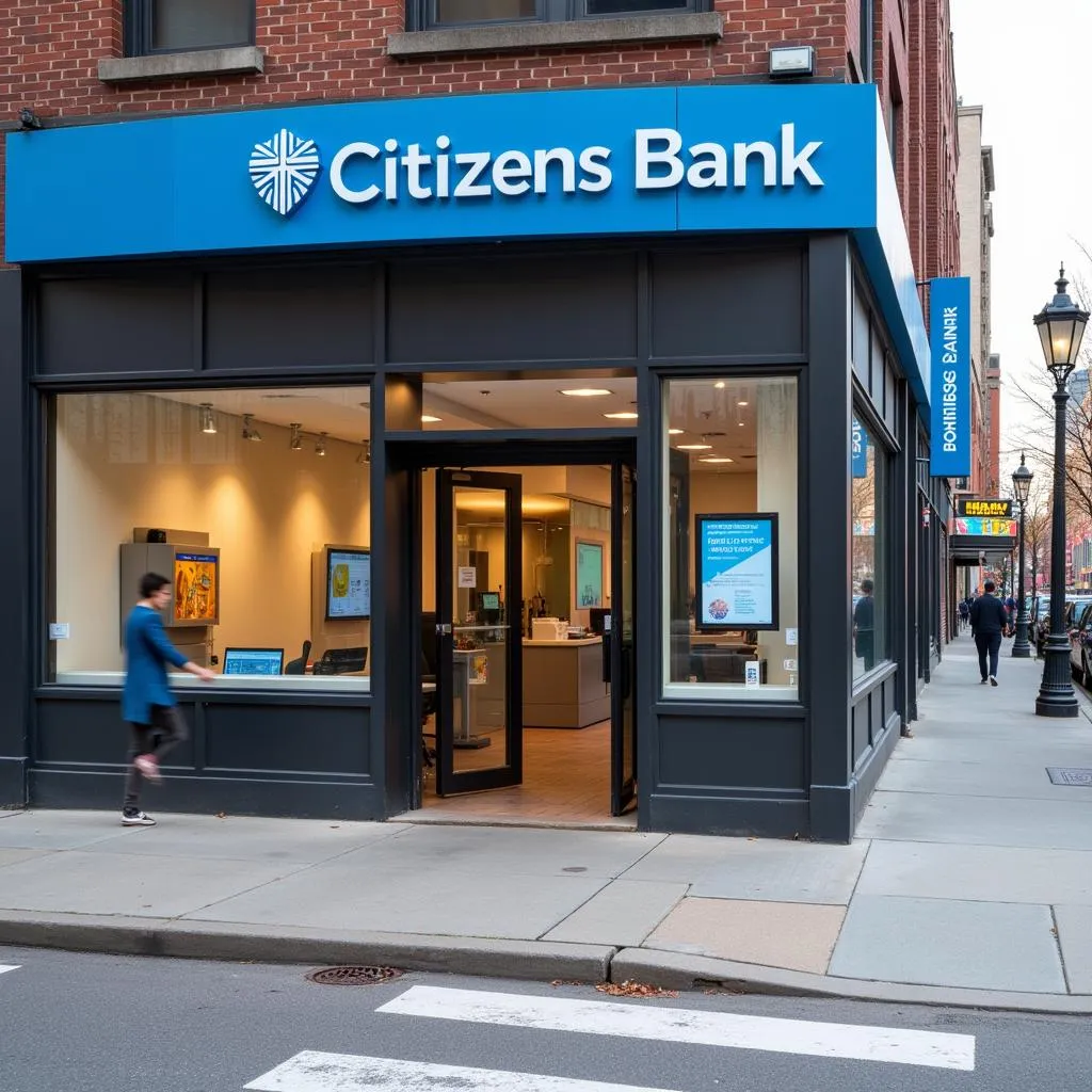 Citizens Bank branch in downtown Detroit