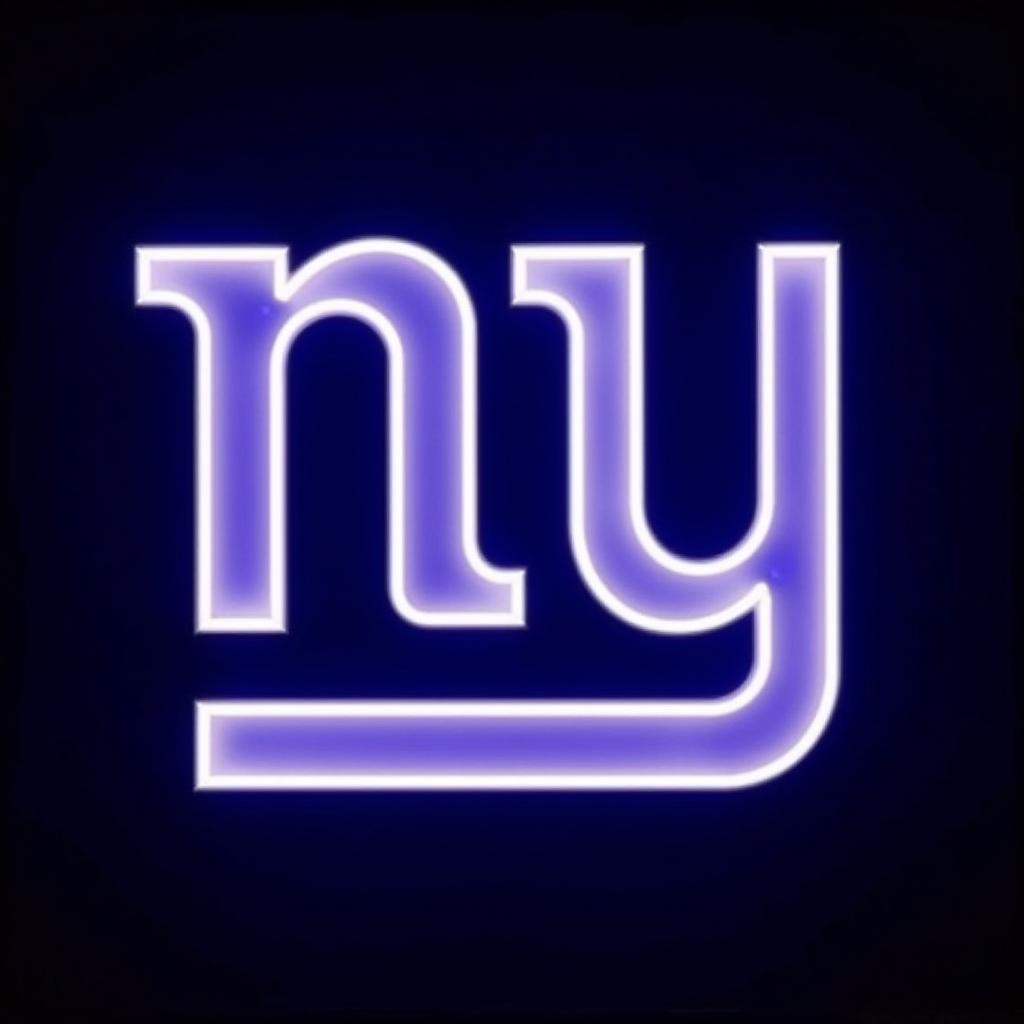 Classic NY Giants Neon Sign