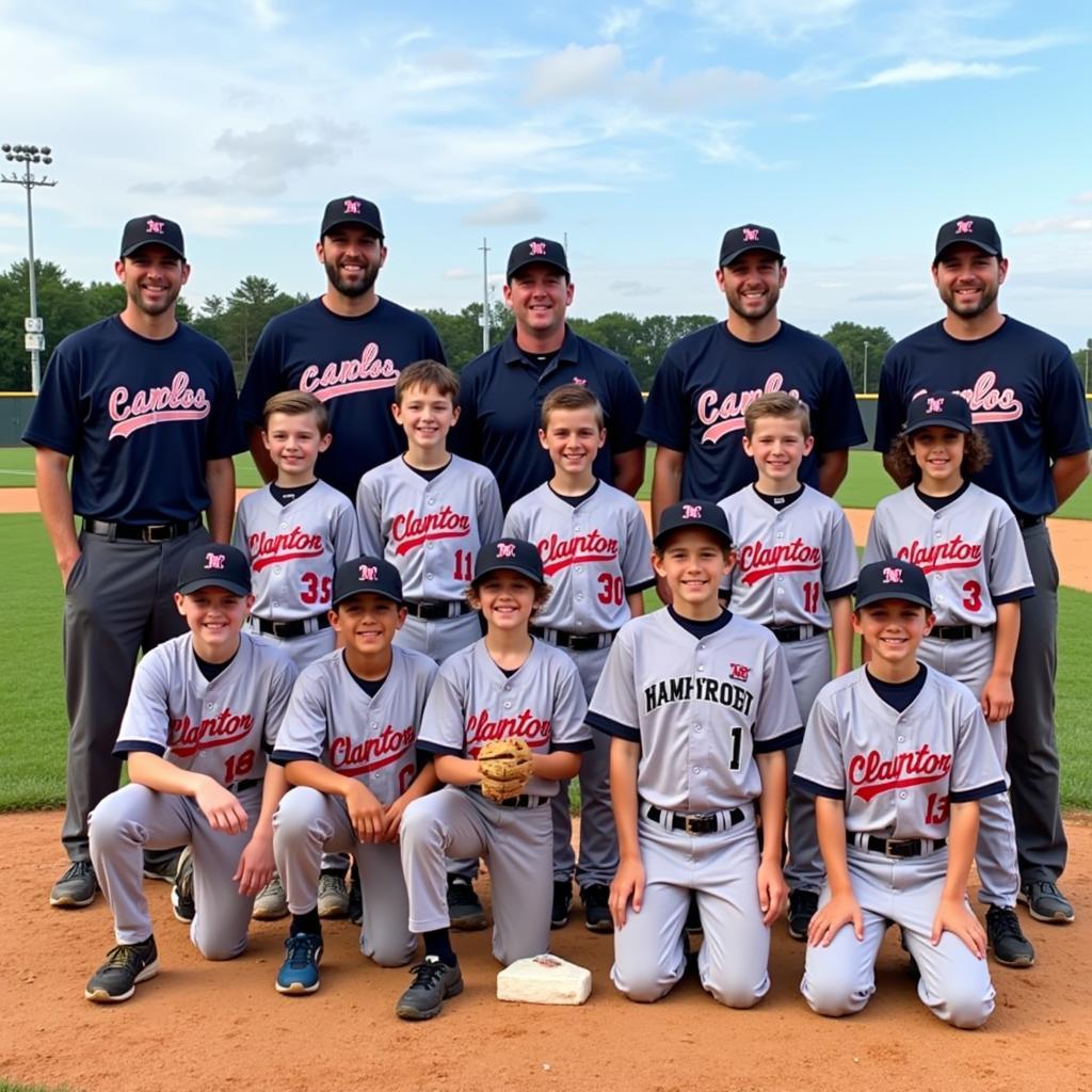 Clayton Little League Baseball Team Photo