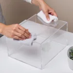 Cleaning Plastic Display Boxes