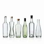 Variety of Clear Liquor Bottles