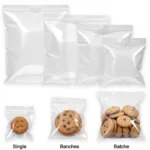 Different Sizes of Clear Plastic Bags for Cookies