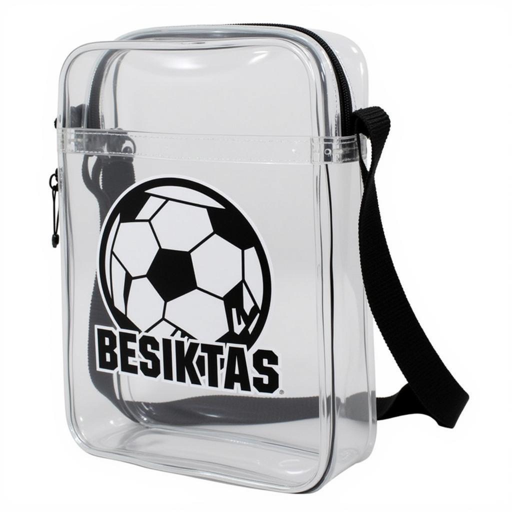 Clear Sling Bag With Adjustable Strap and Besiktas Colors