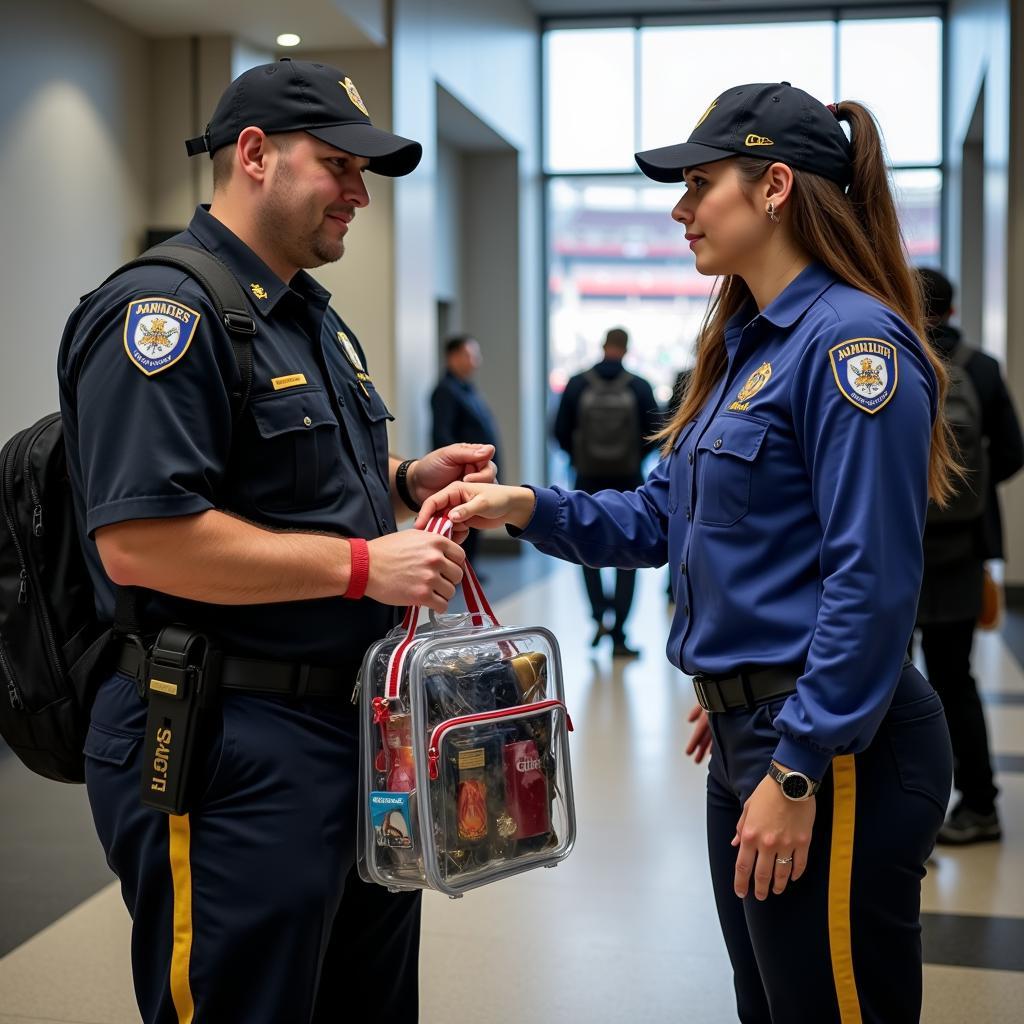 Clear Sling Bag for Stadium Security