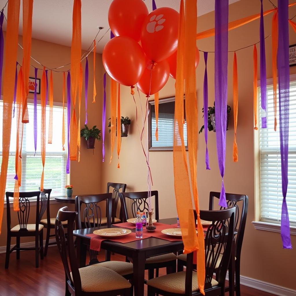 Clemson Party Decorations