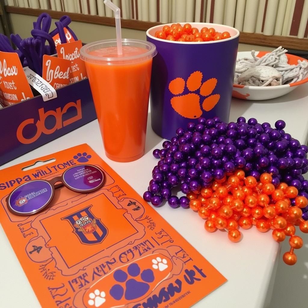 Clemson Themed Party Favors