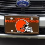 Cleveland Browns License Plate Design