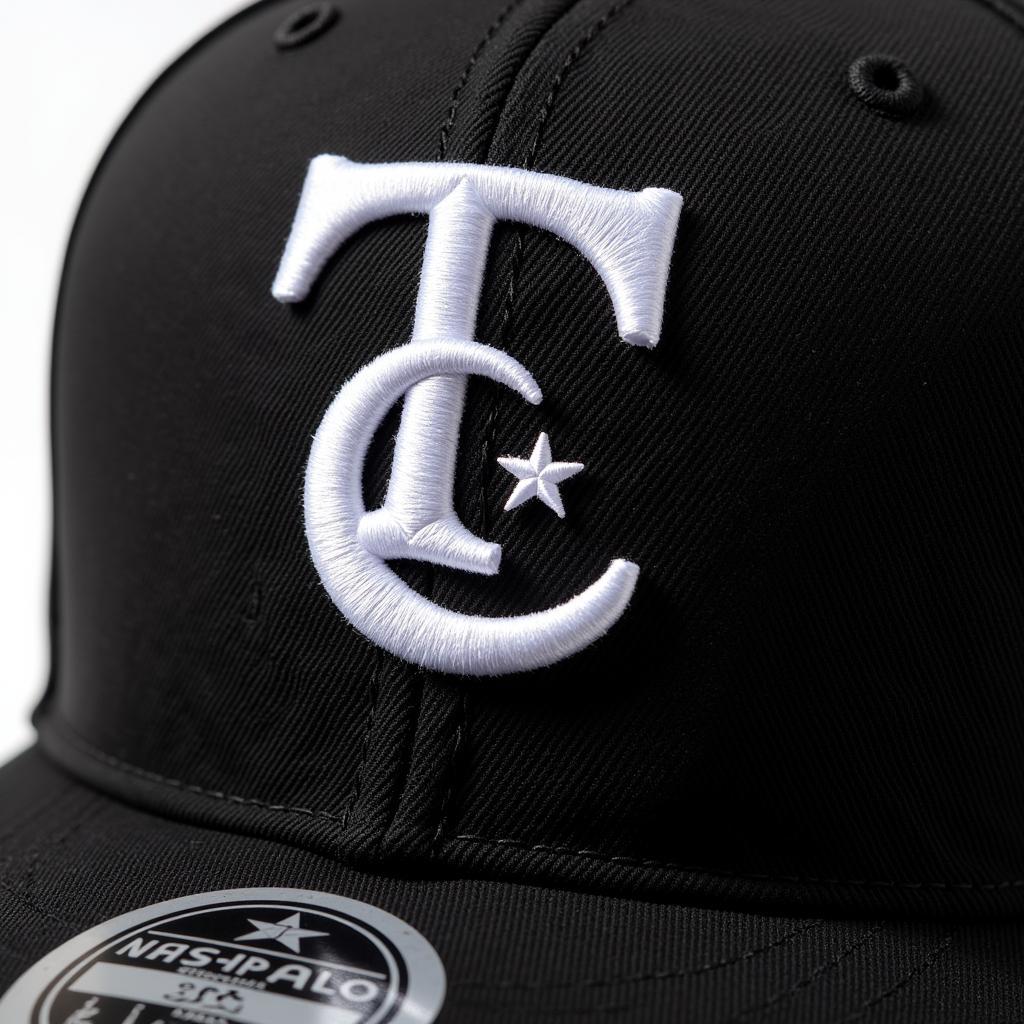 TC Cap with Beşiktaş Emblem: A Close-Up