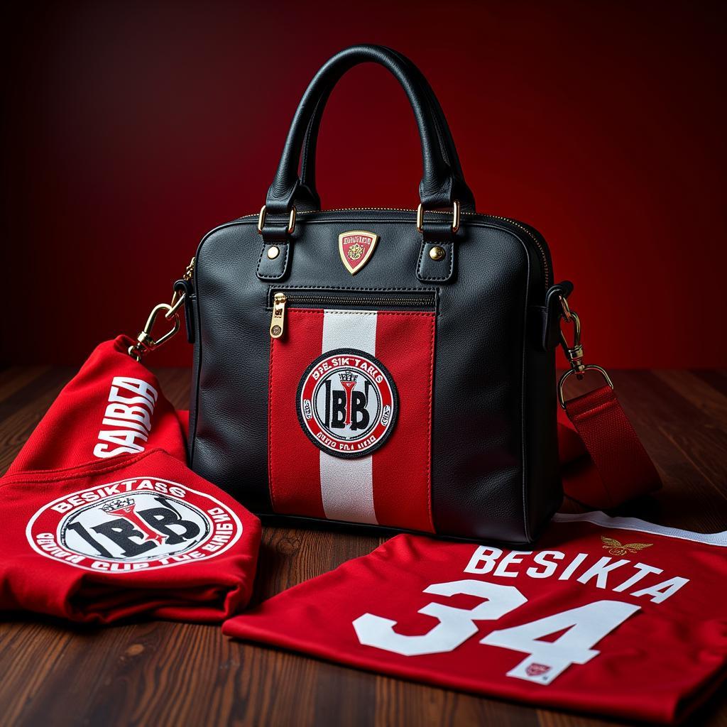 Cobb Purse Displayed with Besiktas Memorabilia