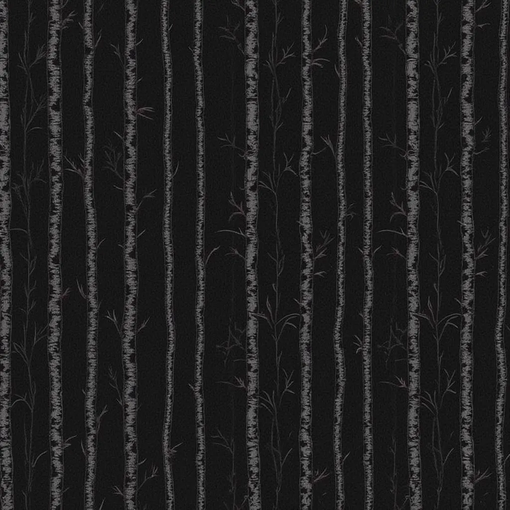 Cole & Son Woods & Stars Black Wallpaper