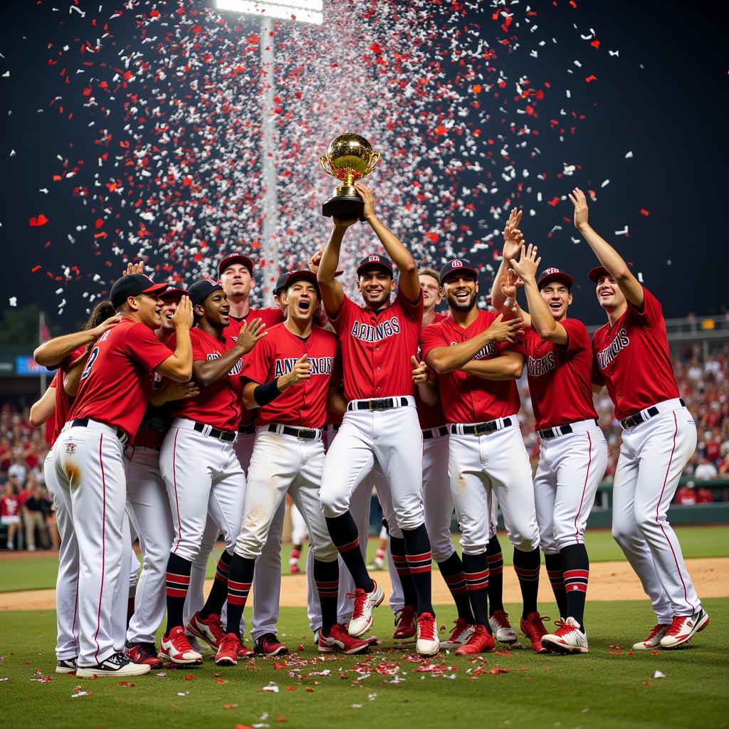 College World Series Championship Celebration