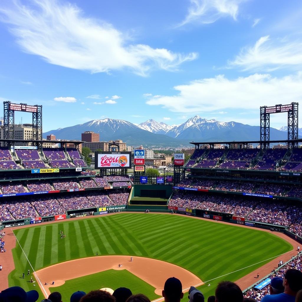 Colorado Rockies Game at Coors Field