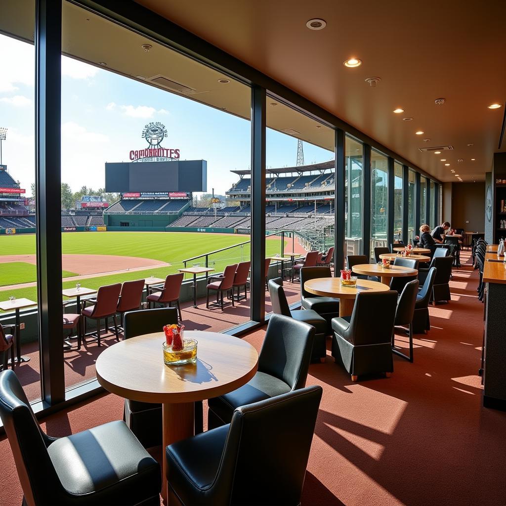 Comerica Club Suite Interior