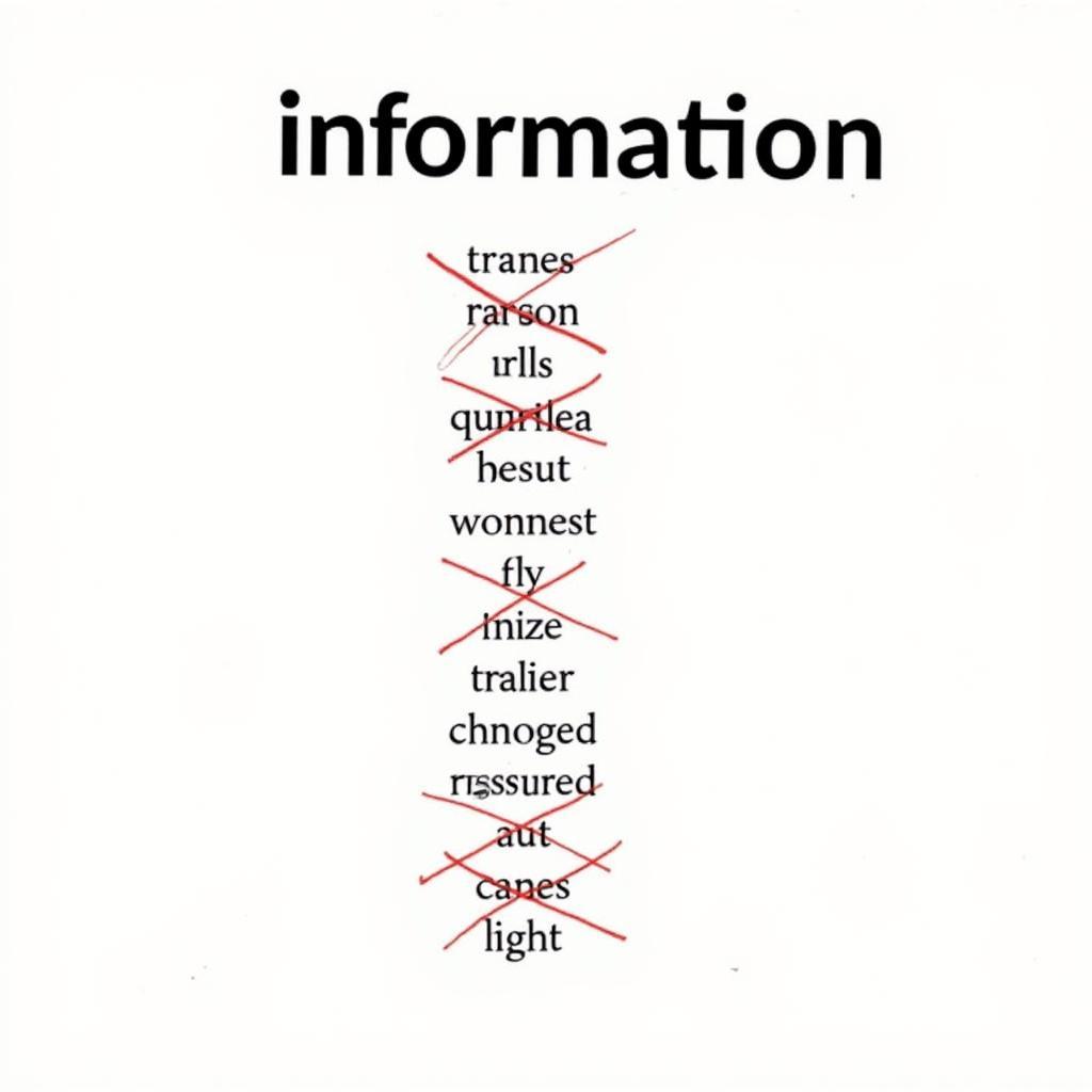 Common Misspellings of Information