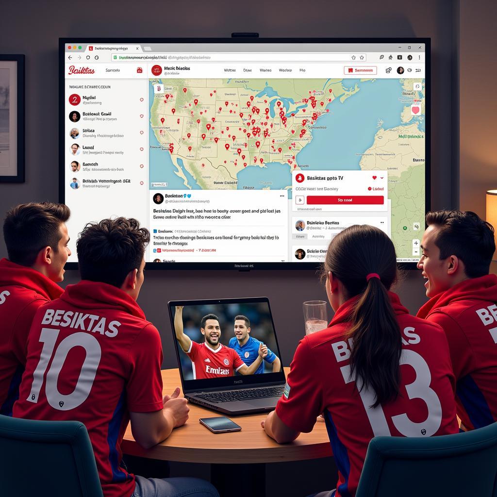 Connecting Besiktas Fans Online Near 1300 H Street NE