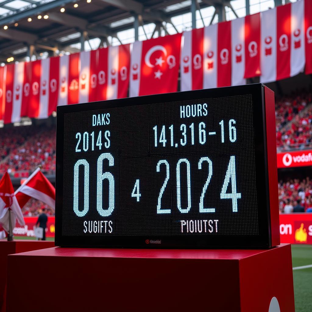 Vodafone Park Countdown Clock