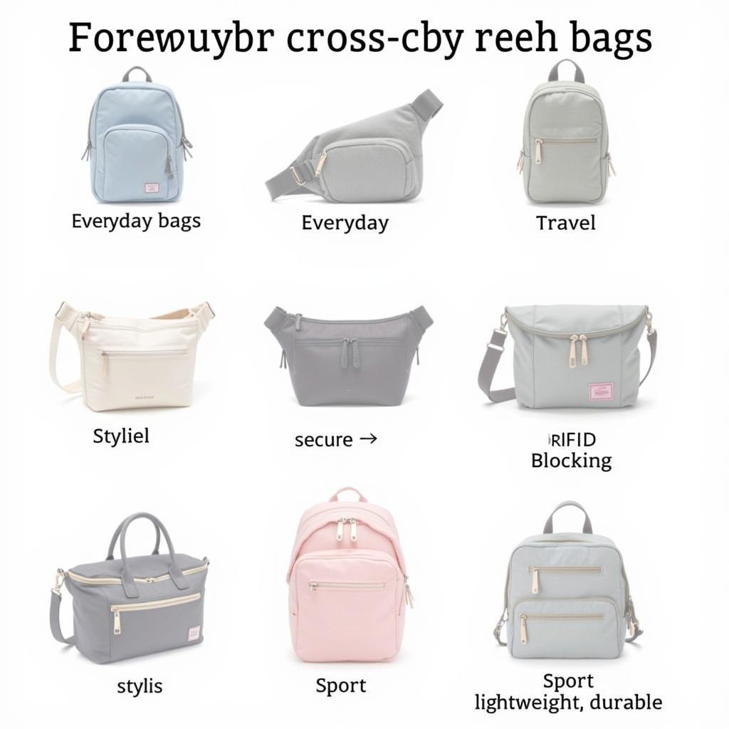 Different Types of Crossbody Feed Bags