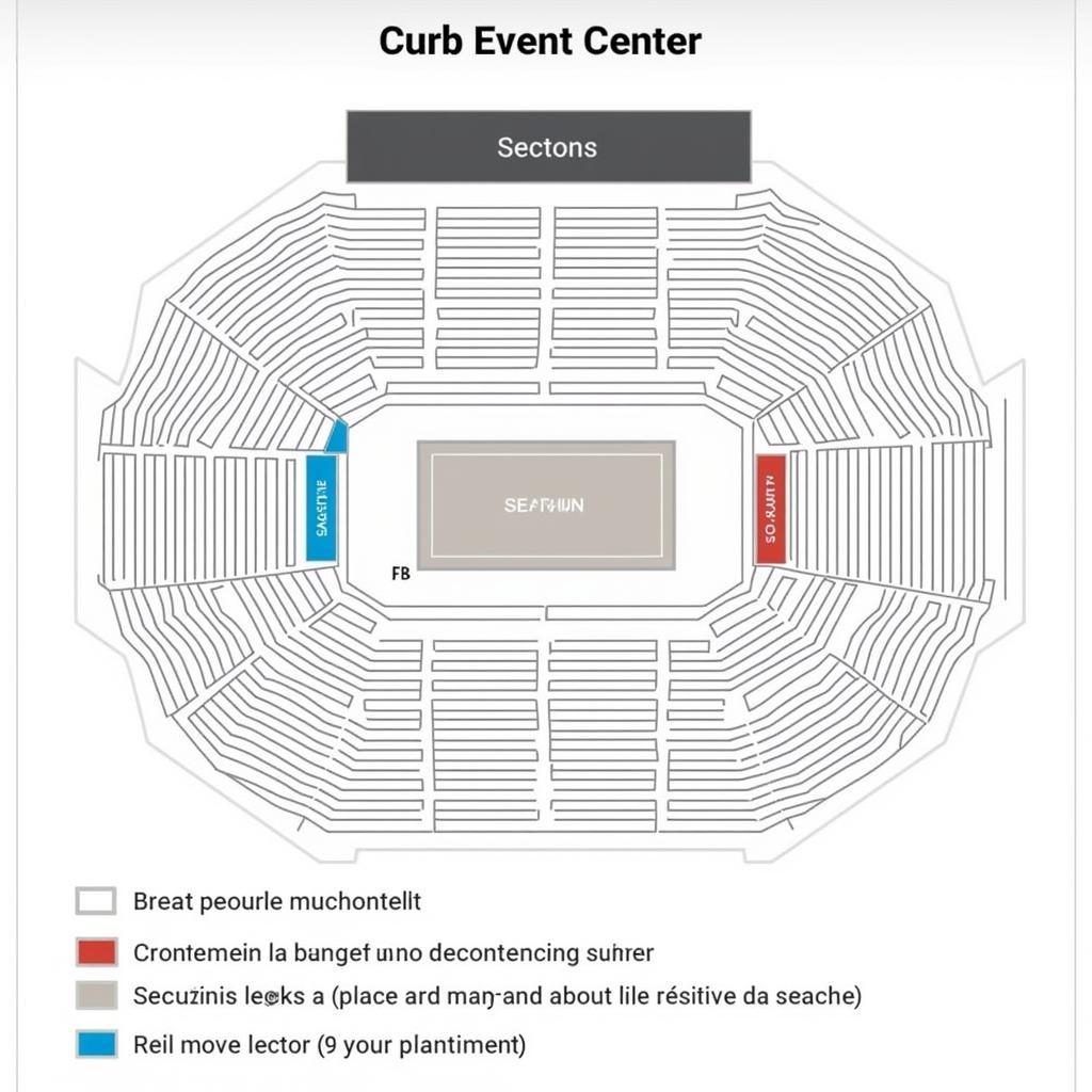 Curb Event Center seating chart overview