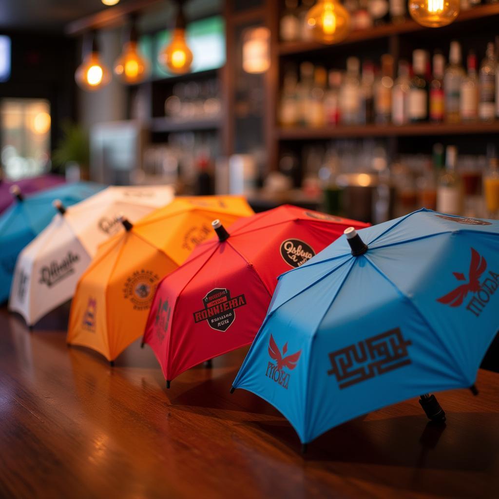 Custom Drink Umbrellas for Businesses