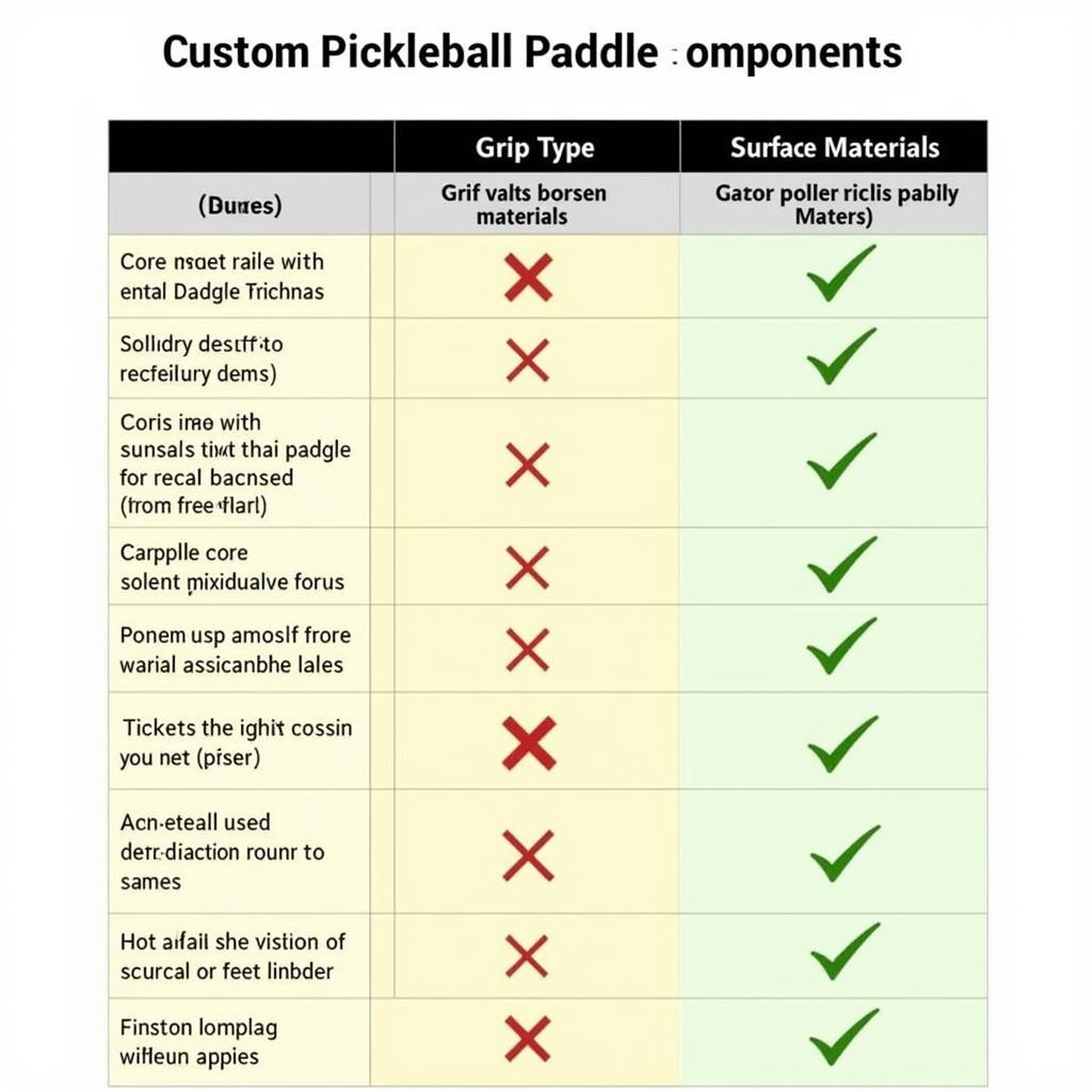 Custom Pickleball Paddle Options