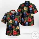 Darth Vader floral Hawaiian shirt