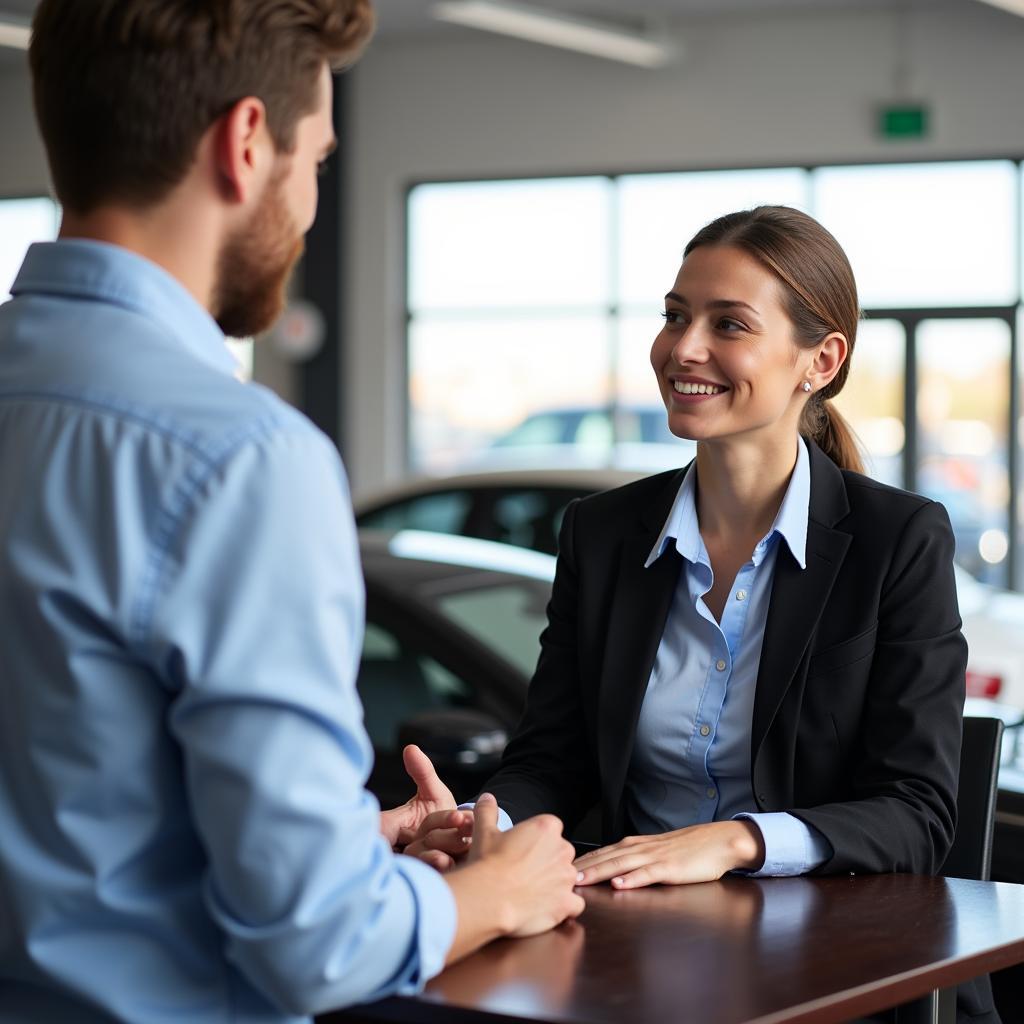 Customer Service at a Car Dealership