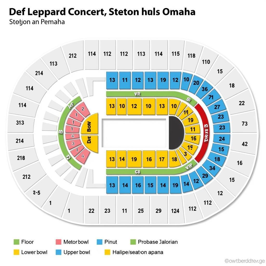 Def Leppard Omaha Concert Seating Chart