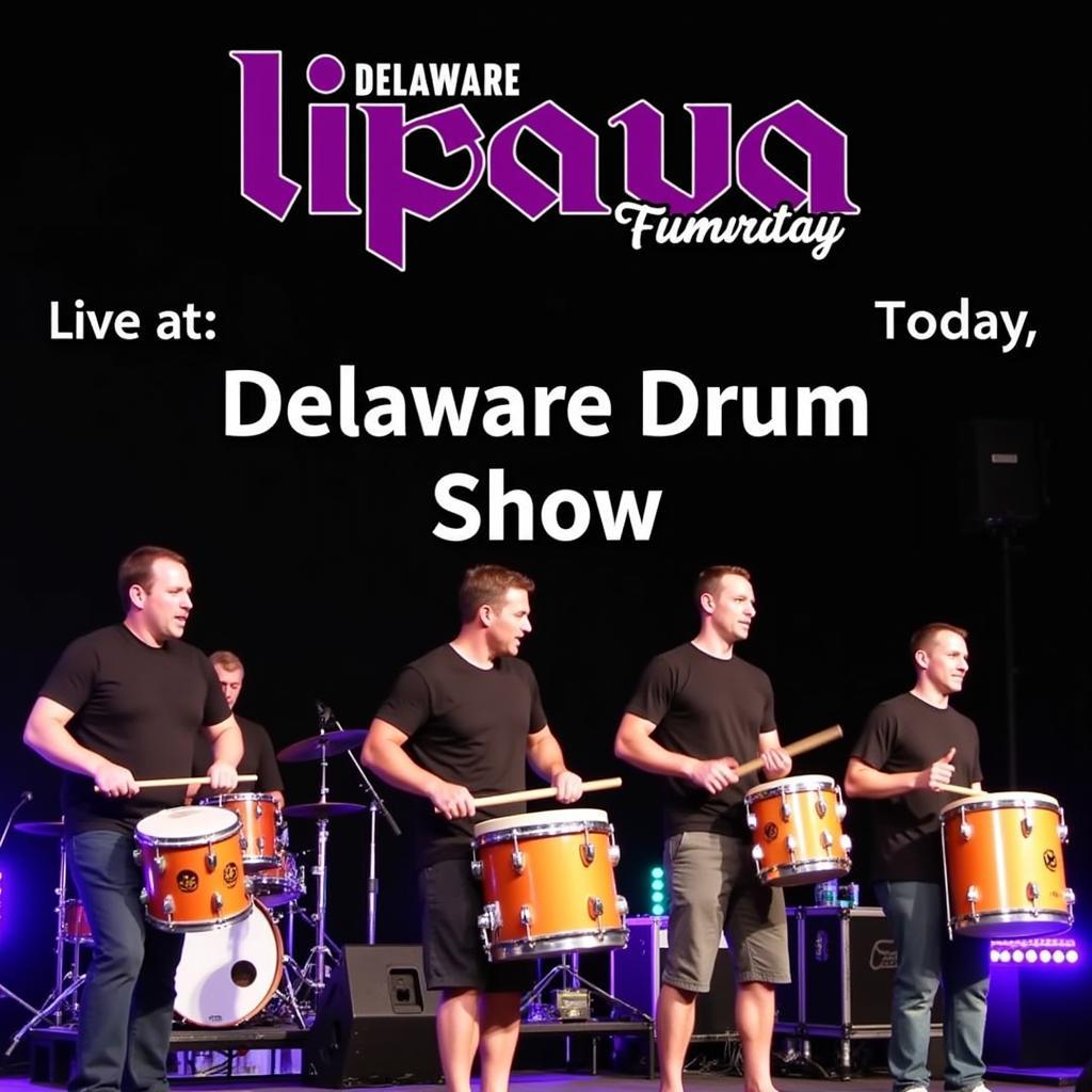 Drummers performing at the Delaware Drum Show