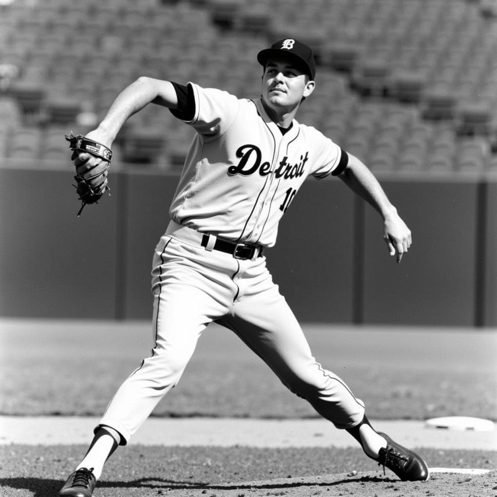 Denny McLain in action during his prime