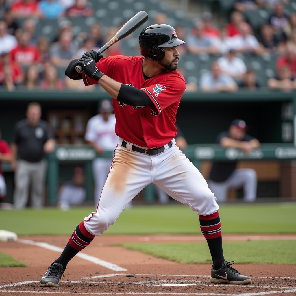 Designated hitter stepping up to bat