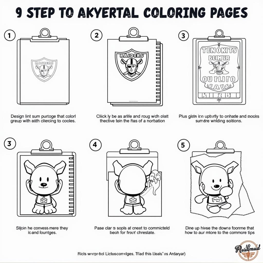 Designing Custom Oakland Raiders Coloring Pages