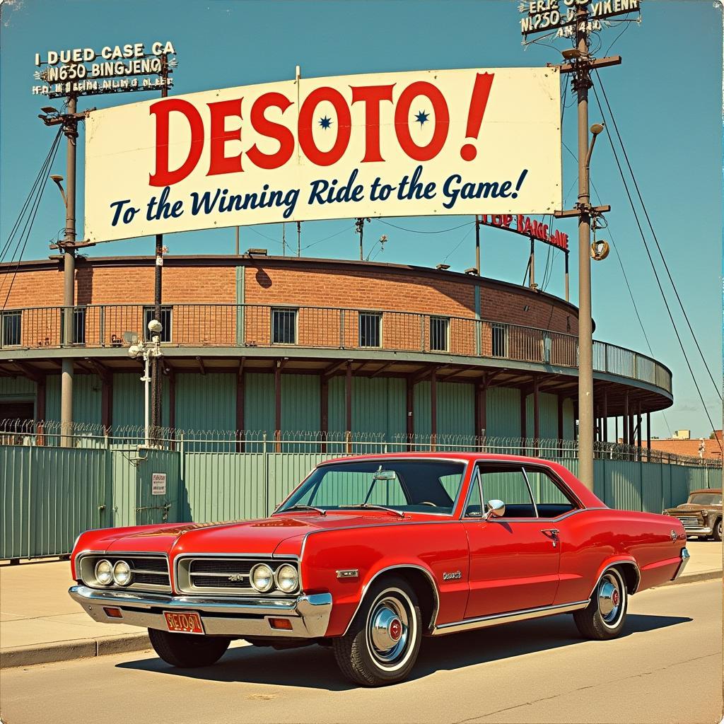 DeSoto Car Baseball Promotion