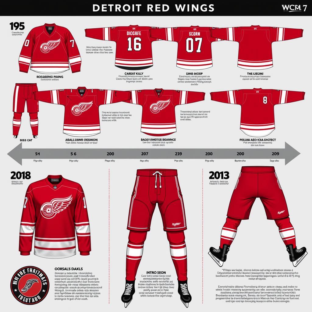 Detroit Red Wings Jersey Evolution Through the Years