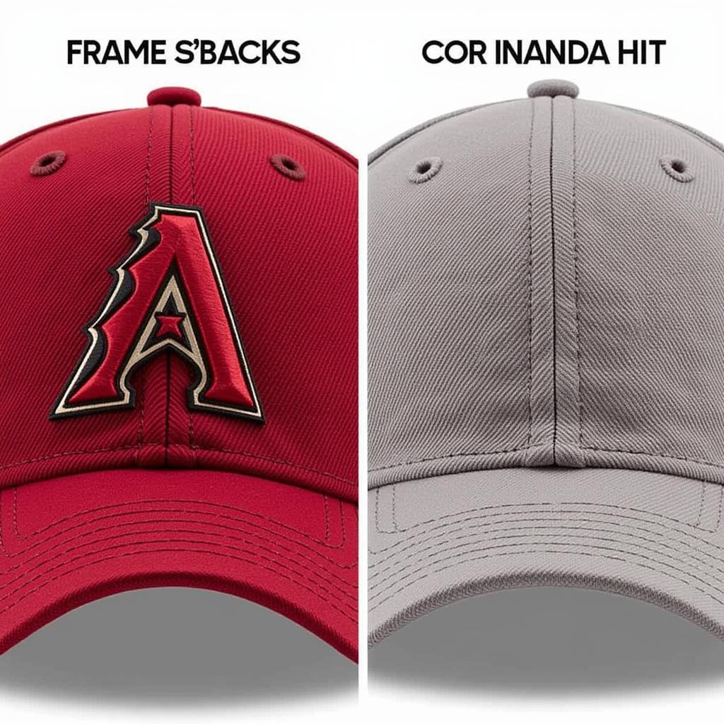 Diamondbacks A-Frame Hat Materials