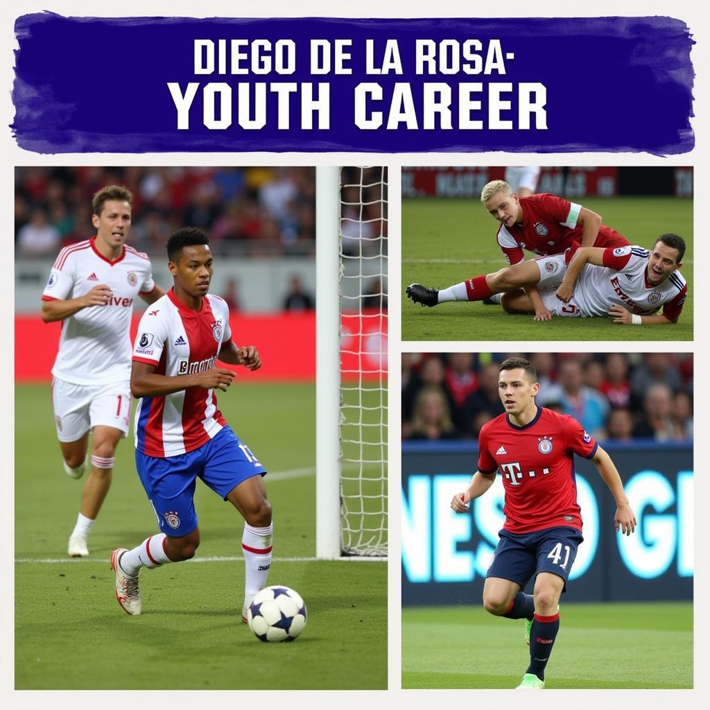 Diego de la Rosa's youth career highlights