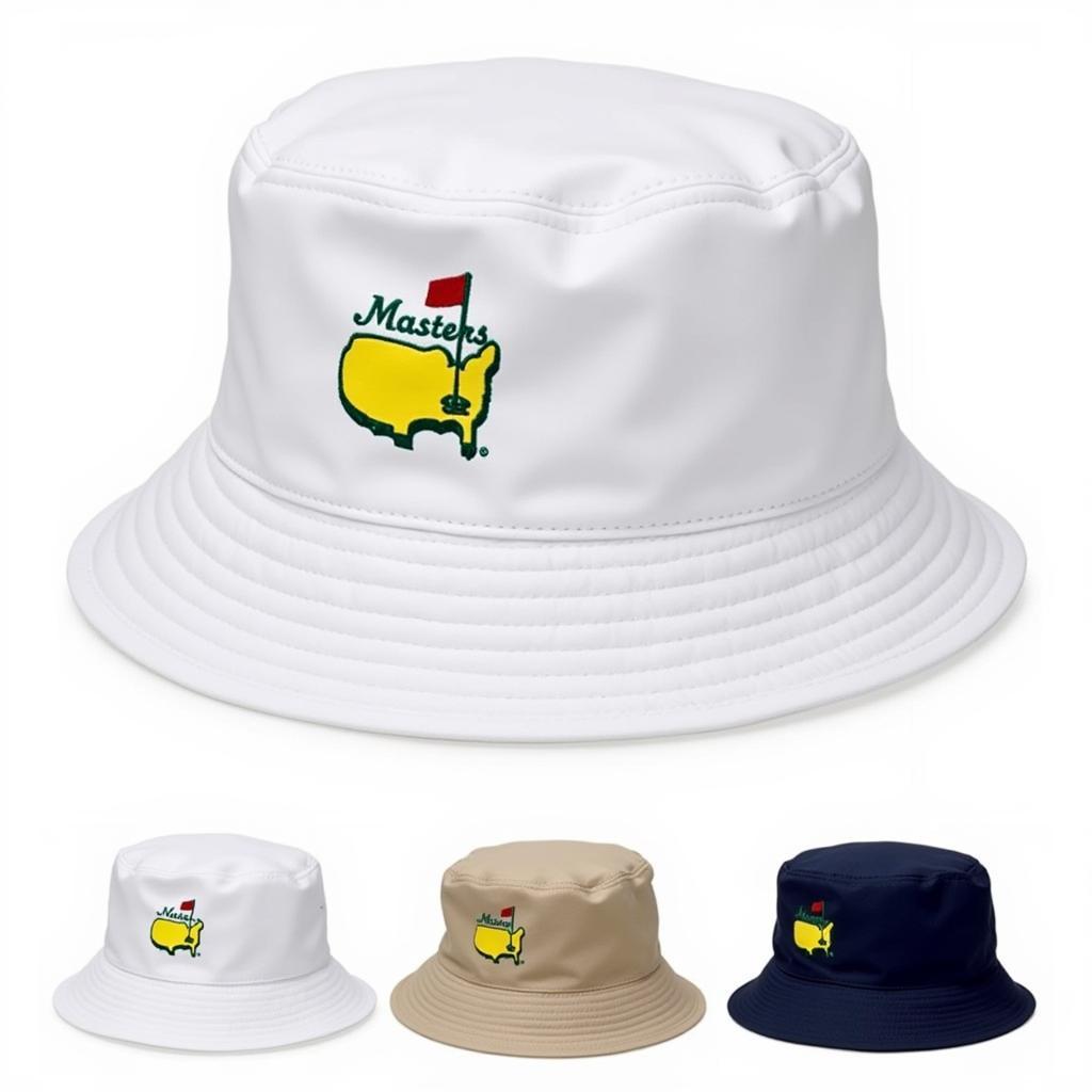 Variety of Masters golf bucket hat styles and colors