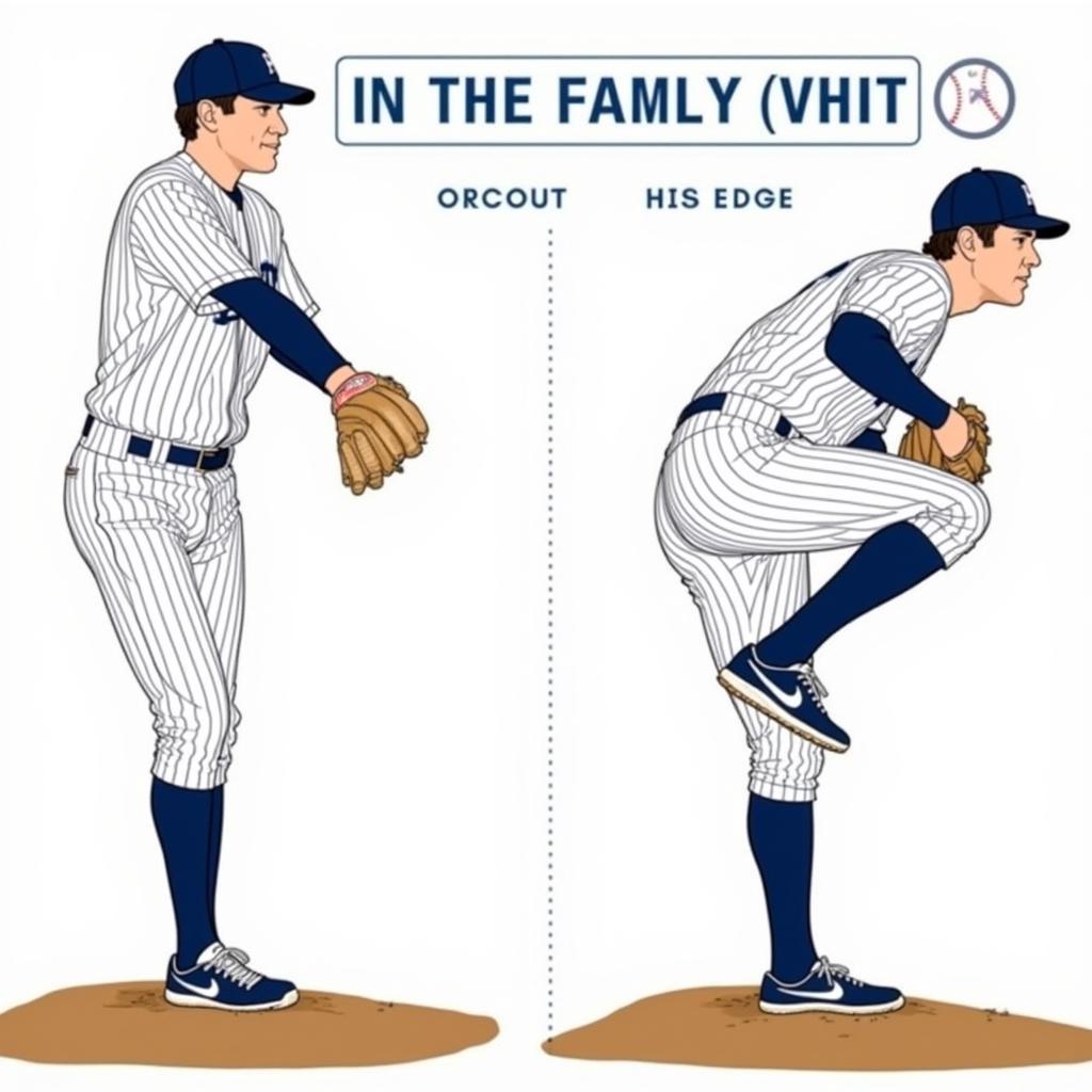 Variations in Pitcher Stance on the Mound Rubber