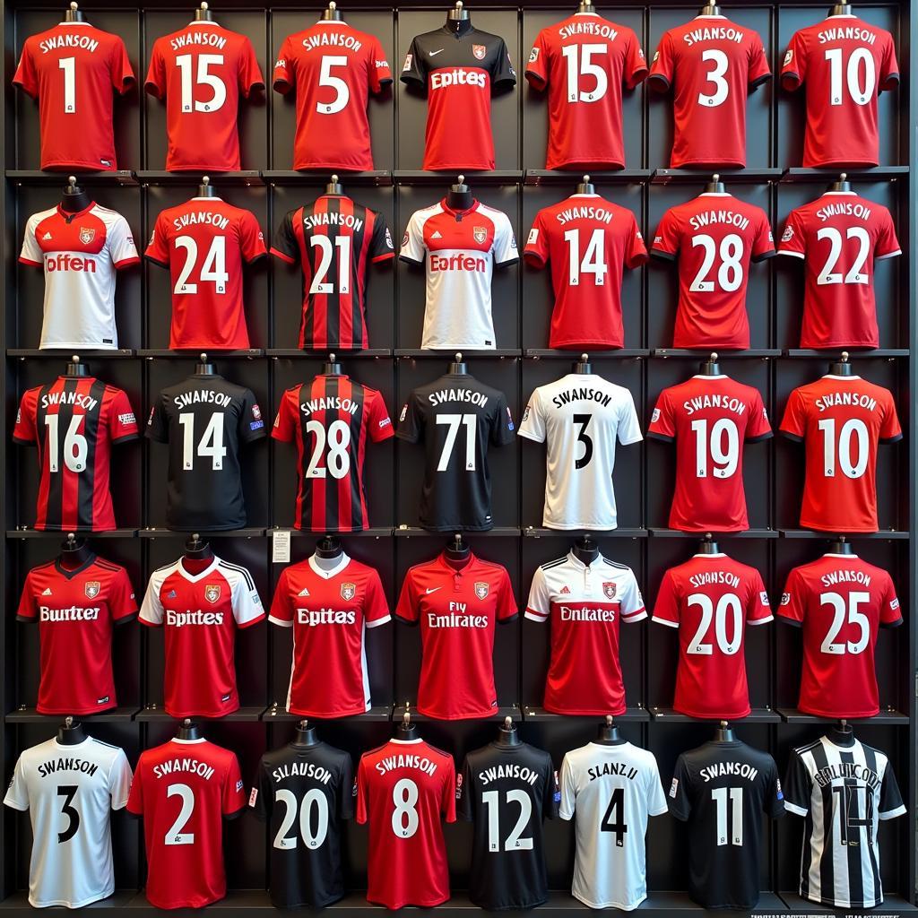 A Variety of Mal Swanson Besiktas Jerseys